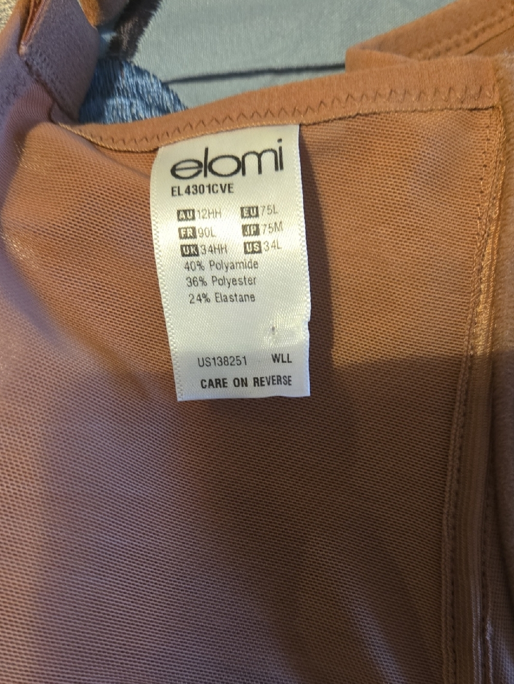 Elomi Warm Tan Everyday T-Shirt Bra